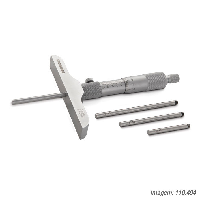  MICROMETROS PROFUNDIDADE (FIXACAO BUCHA-BASE 63MM) 