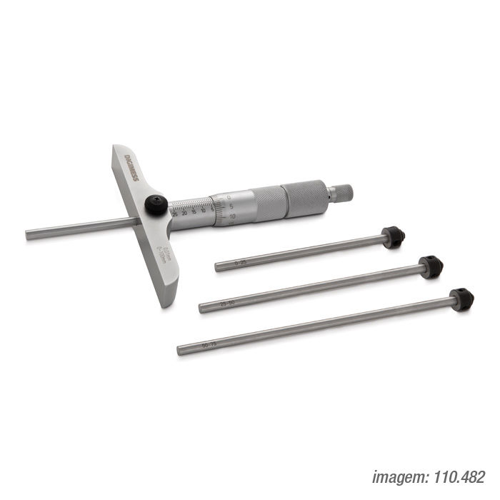  MICROMETROS PROFUNDIDADE (FIXACAO ROSCA-BASE 63MM)